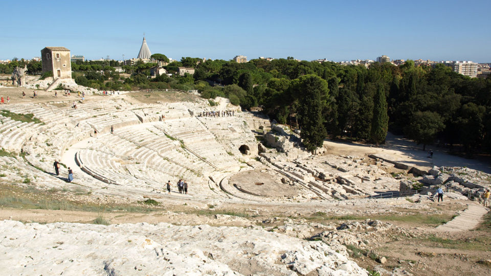 αρχαίο θέατρο Συρακουσών