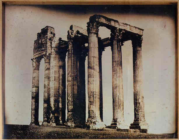 Ο ναός του Ολυμπίου Διός. Η ακριβότερη φωτογραφία που πωλήθηκε ποτέ. Joseph-Filibert Girault de Prangey